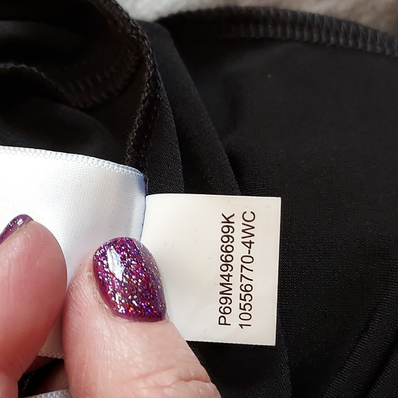 NWT Jones New York Dress Black and Pink Dress with Attached Coat - Picture 11 of 13